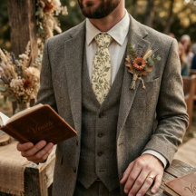 Ouderwetse Wilde Bloem Rustieke Wijnrank Patroon