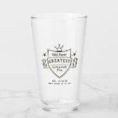 OUDESTE OPA - Persoonlijk GLAS BIERVEGLAS (Voorkant)