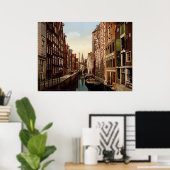 Oudezijds Kolk Amsterdam Poster (Thuiskantoor)