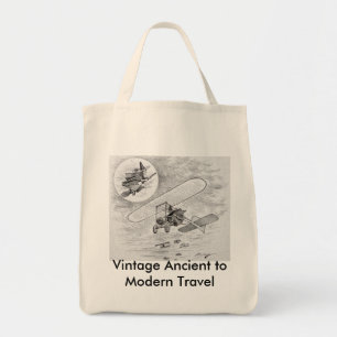 oudheid tot modern reizen tote bag