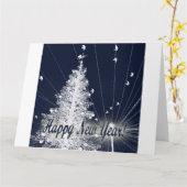 Oudjaarsavond Kaart (Gele Bloem)