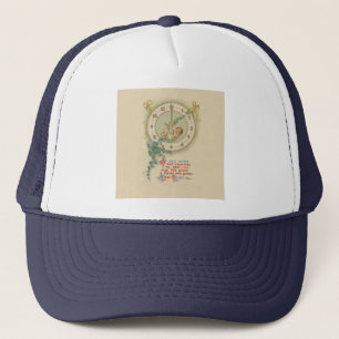 Oudjaarsbabys Vintage Klok Trucker Pet