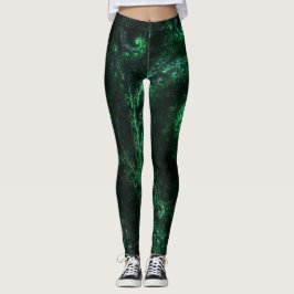 OudOnes Fractal Art Design Leggings