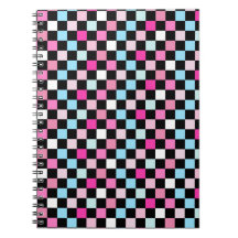 Oudroze en roze geruite patroon