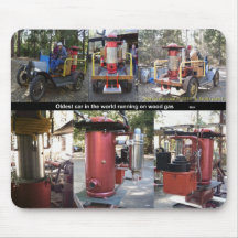 Oudste auto die op hout rijdt