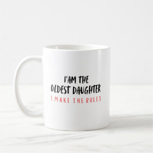 Oudste Dochter Grappige Familie Citaat Koffiemok