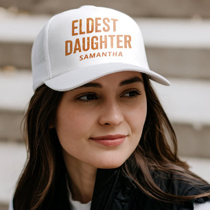 Oudste dochter Trendy leven van een dochter Grappi Trucker Pet