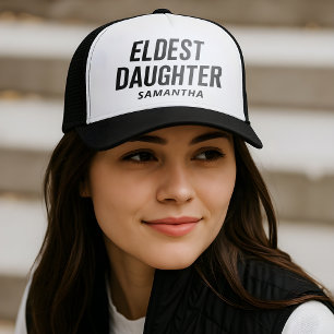 Oudste dochter Trendy leven van een dochter Grappi Trucker Pet