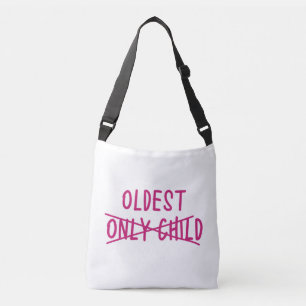 Oudste met alleen uitgesneden kind crossbody tas