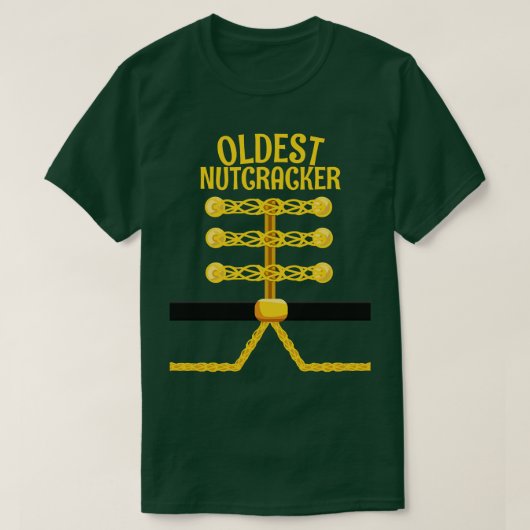 OUDSTE Notenkraker Bijpassende Familie Kerstmis T-shirt (Design voorkant)