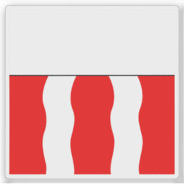 Ouest Lausannois district vlag, Zwitserland Sticker