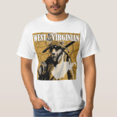 Ouest par le T-shirt de Virginian de Dieu (Devant)