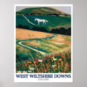 Ouest Wiltshire Downs Impression - Cheval Blanc de (Devant)