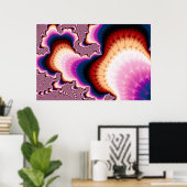 Ouh - Fractal Poster (Thuiskantoor)