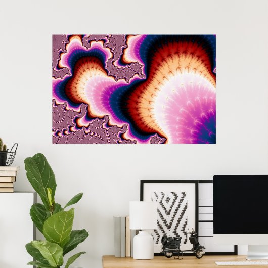 Ouh - Poster fracturé (Bureau à domicile)