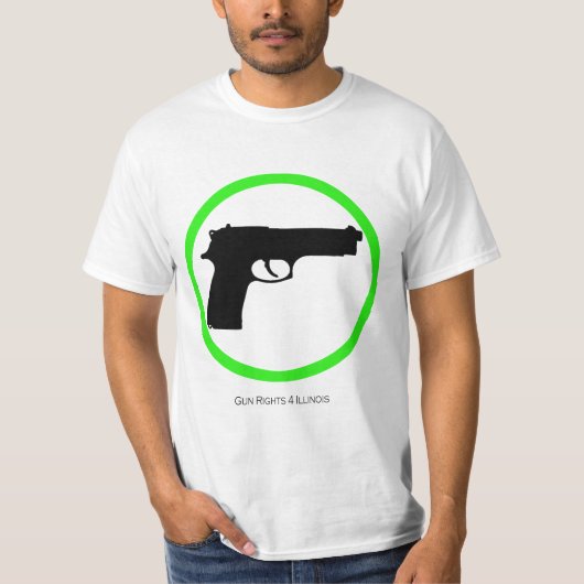 Oui armes à feu ! T-shirt par GunRights4Illinois (Devant)