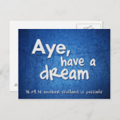 Oui, ayez une carte postale rêveuse (Devant / Derrière)