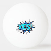 OUI Balle de Ping Pong (Devant)