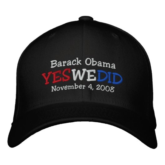 Oui, Barack Obama a brodé le Casquette (Devant)