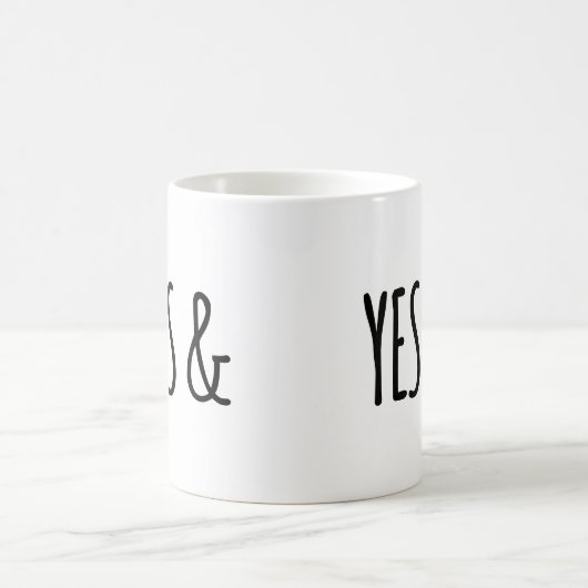 Oui & | Café Mug | Noir (Centre)