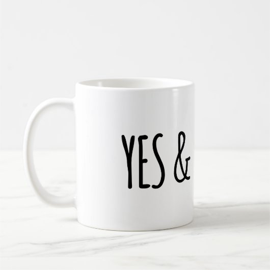 Oui & | Café Mug | Noir (Gauche)