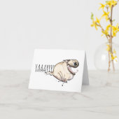 OUI ! Carte Zoomie Carlin (Fleur jaune)