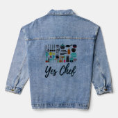 Oui Chef Blue Denim Jean Jacket (Verso)