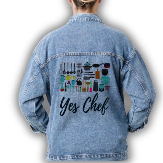 Oui Chef Blue Denim Jean Jacket