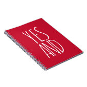 Oui et | Cahier à spirale | Rouge (Côté Droit)