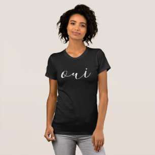 Oui French Slogan t-shirt