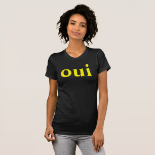 Oui French Slogan t-shirt