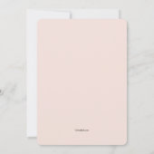 Oui Invitation à la douche nuptiale (Dos)