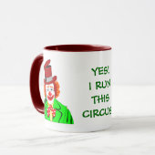 OUI ! JE COURS CE CIRQUE ! Tasse en céramique (Devant gauche)