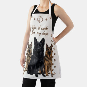 Oui, je cuisine pour mes chiens Tablier Trio de Be