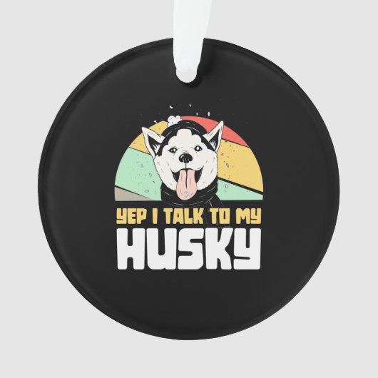 Oui Je Parle À Mon Husky Sibérien (devant)