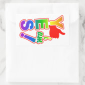 OUI JE SUIS autocollants (Sac)