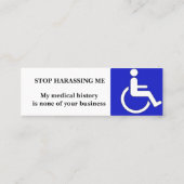 Oui, je suis désactivé Cartes (Dos)