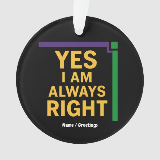 Oui Je suis toujours droit Math Enseignant Géométr (devant)