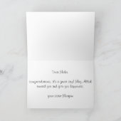 Oui, je suis une carte de félicitations pour les v (Intérieur)