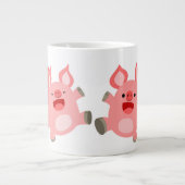 OUI ! ! Joli cochon de caricature Jumbo Mug (Devant)