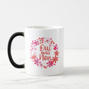 Oui Mais non - Yes but no - Funny French Phrases Magische Mok