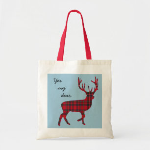 Oui mon cher sac fourre-tout écossais à tartan d