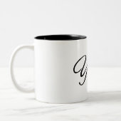 Oui! Mug café motivationnel (Gauche)