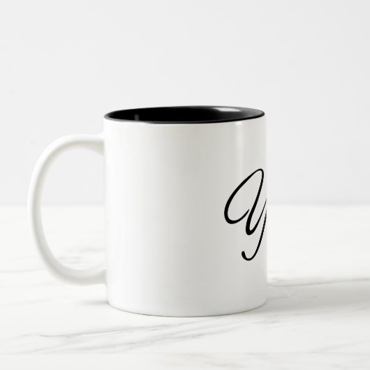 Oui! Mug café motivationnel (Gauche)