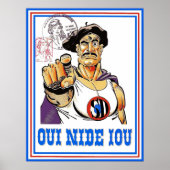Oui nide Iou Poster (Voorkant)