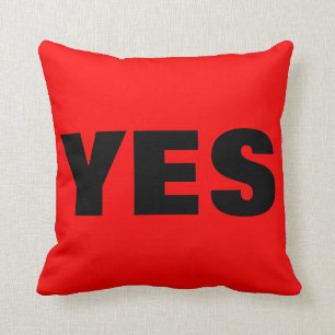 OUI/NON coussin d'humeur, amusant lancer l'oreille