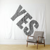 Oui Non Tapisserie (En situation (horizontale))