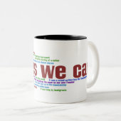 Oui nous pouvons - tasse (Devant droit)