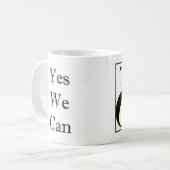 Oui nous pouvons tasse d'Obama (Devant gauche)