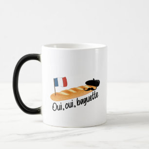 Oui Oui Baguette - Funny French Food Magische Mok